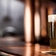 pint of beer on bar